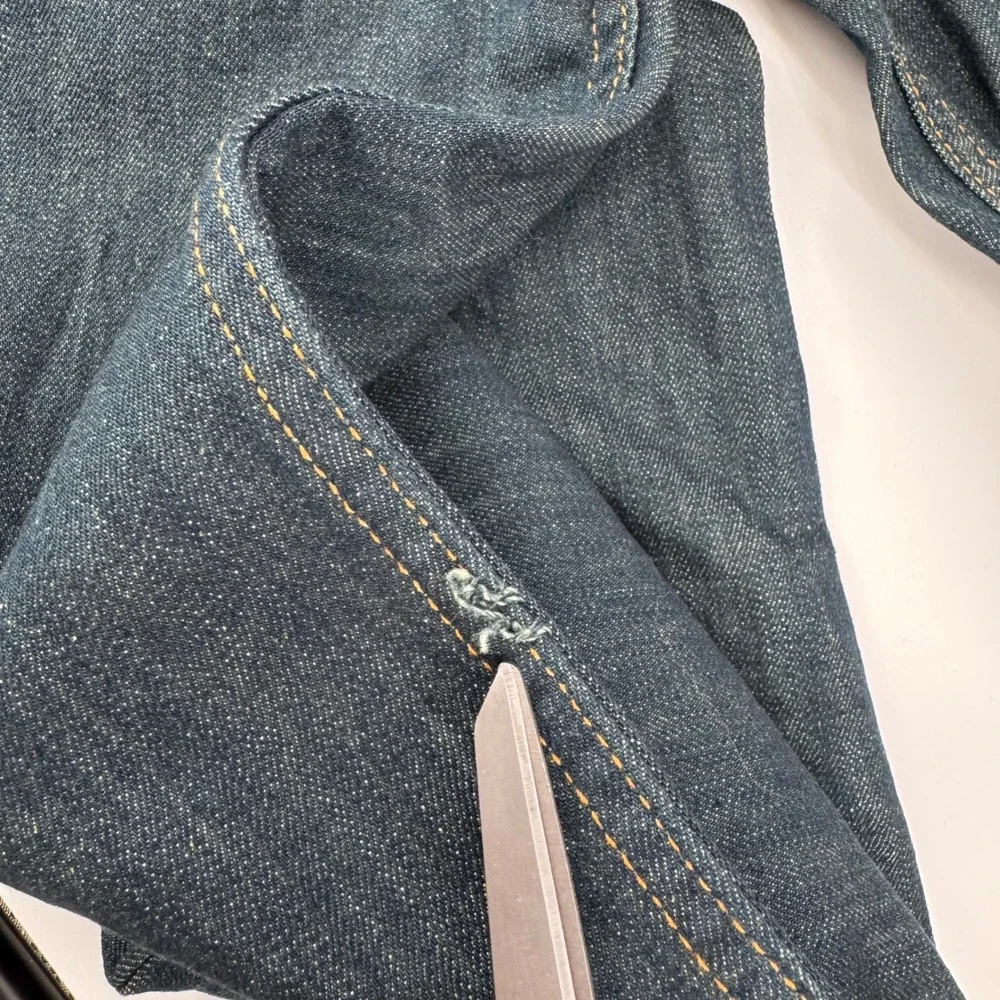Levi's 511 Slim Jeans Mens 29x34 Dark Wash Indigo Stretch Denim 04511-0408